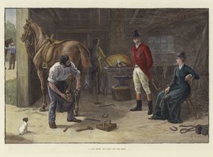 A Cast Shoe: Too Late for Meet