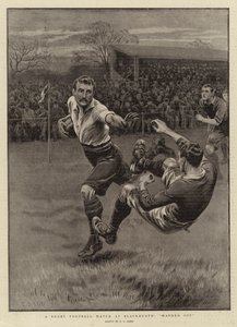 En rugbymatch i Blackheath, som avlämnades