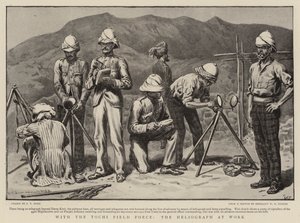 Med Tochi Field Force, heliografen i arbete