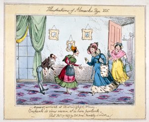 "Louisas ankomst till Birmingham House", 1827 av SW Fores
