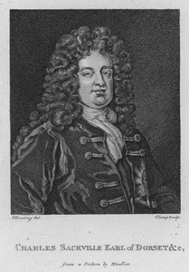Charles Sackville, Earl of Dorset etc. (gravyr) av S. (after) Harding