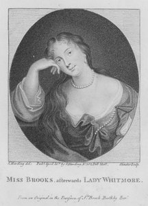 Miss Brooks, efteråt Lady Whitmore (gravyr)