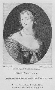 Miss Stewart, efteråt holländare av Richmond (gravyr)