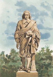 Staty av Blaise Pascal av S. Gomez