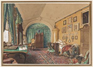 Interiör av en mans vardagsrum av S. Tolstoi