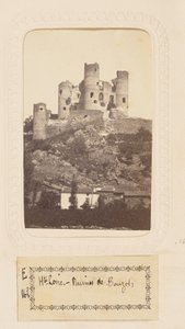 Haute-Loire - Ruinerna av Bouzols av Sabatier