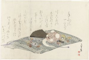 Duk med Nô-mask av Sadanobu (I) , Hasegawa