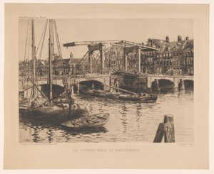 The Skinny Bridge i Amsterdam (originaltitel på objektet) av Salomon Garf
