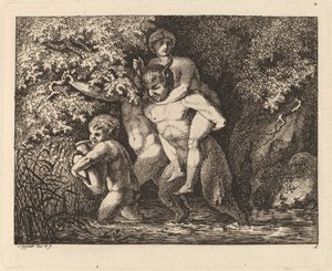 Satyr bär en nymf på ryggen, 176971.
