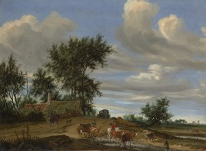 En landsväg, 1648.