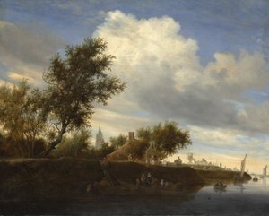 Färja nära Gorinchem, 1646.