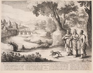Pilgrimer till Emmaus av Salomon Savery