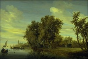 Vägen längs floden