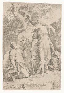 Ceres och Phytalus av Salvator Rosa