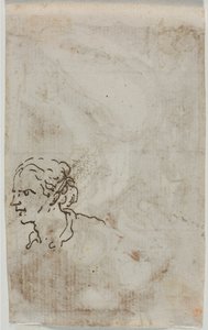 Figurstudier (verso) av Salvator Rosa