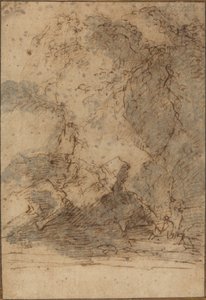 Landskap av Salvator Rosa