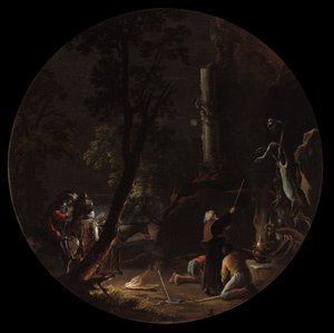 Häxkonstscener: Natt, ca. 1645-1649. av Salvator Rosa