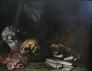 Stilleben av Salvator Rosa