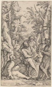 Platons akademi av Salvator Rosa