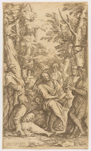 Platons akademi av Salvator Rosa
