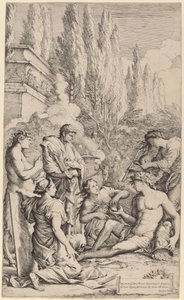 Salvator Rosas geni av Salvator Rosa