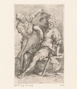 Två soldater Små figurer (serietitel) Figur (serietitel) av Salvator Rosa