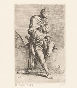 sittande soldat Små figurer (serietitel) Statyett (serietitel) av Salvator Rosa
