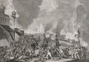 Moskvas brand den 15 september 1812 Fransmännen i Moskva, 1812-1823. av Salvatore Cardelli