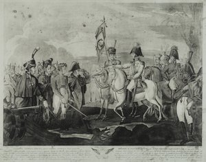 Marskalk Victors nederlag nära Borisov i november 1812, 1814 av Salvatore Cardelli