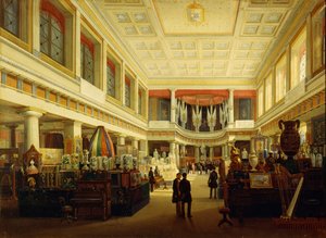 Första industriutställningen i Neapel i Sala Tarsia 1854, Salvatore Fergola av Salvatore Fergola