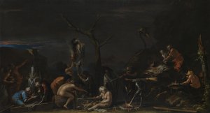 Häxor vid deras besvärjelser, ca. 1646