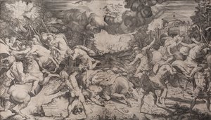 Sankt Paulus omvändelse, 1545. av Salviati