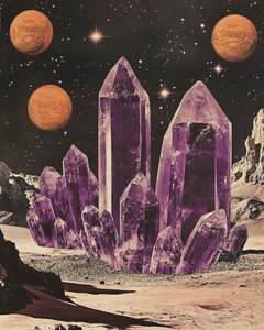 Den lila kristallplaneten