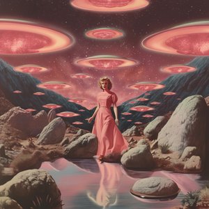 Retro-UFO:er i öknen av Samantha Hearn
