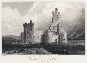 Courtstown Castle, Co Kilkenny (gravyr) av Samuel (after) Austin