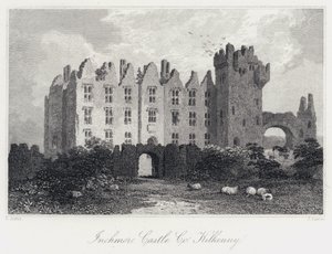 Inchmore Castle, Co Kilkenny (gravyr) av Samuel (after) Austin