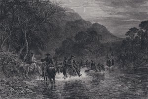 Illustration för Rob Roy (gravyr) av Samuel (after) Bough