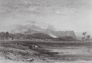 Australien: Perth, Tasmanien (gravyr) av Samuel (after) Prout