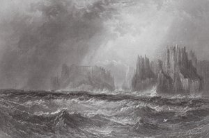 Australien: Tasmans ö (gravyr) av Samuel (after) Prout