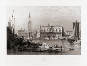 Dogepalatset och Markusplatsen, Venedig