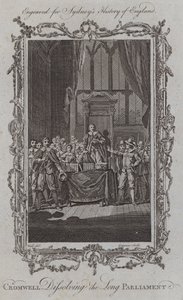 Cromwell Dissolving the Long Parliament (gravyr)
