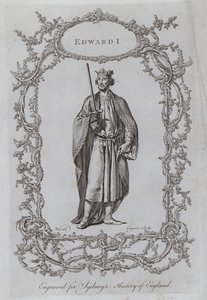Edward I (gravyr) av Samuel (after) Wale