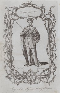 Edward VI (gravyr) av Samuel (after) Wale