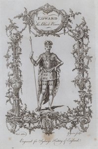 Edward den svarte prinsen (gravyr) av Samuel (after) Wale