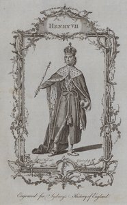 Henrik VII (gravyr) av Samuel (after) Wale
