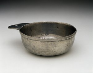 Porringer, c. 1775-1825 (tenn) av Samuel (attr.to) Pennock