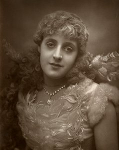 Phyllis Broughton, brittisk skådespelerska, 1884 av Samuel A Walker