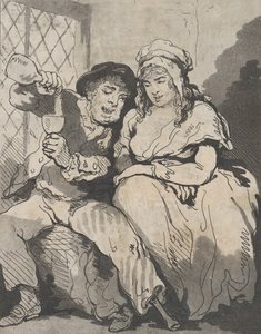Uppvaktning i lågt liv, 15 december 1785. av Samuel Alken