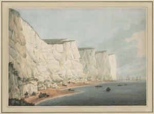 Flottan utanför kusten, Beachy Head, ca. 1790-1805.
