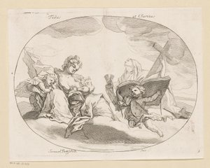 Fides (tro) och Charitas (kärlek) Fides et Charitas (titel på objekt) Olika mönster (serietitel) Opera Varia Historica, Poetica & Iconologica (serietitel)